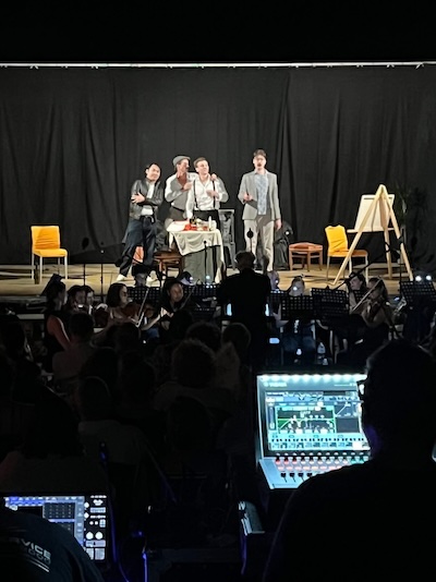 Group of people on stage