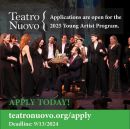 Teatro Nuovo's 2025 Young Artist Program: Deadline September 13!