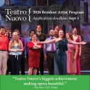 Teatro Nuovo's 2026 Resident Artist Program: Deadline September 1!