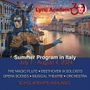 INTERNATIONAL LYRIC ACADEMY in Italy 2024: Success starts with our Summer program