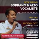 The United States Army Chorus: Attention Soprano and Alto Vocalists!