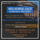 Auditions for Hollaender - Calix Agency Roster: apply now!