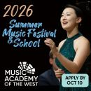Music Academy of the West 2026: Apply Today!