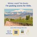 Winter coats? No thanks: Colchagua Vocal Institute 2026!