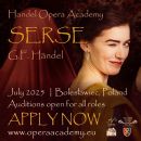 Handel Opera Academy 2025: final deadline April 1!