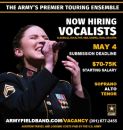 The Soldiers' Chorus of The United States Army Field Band: apply by May 4, 2023!