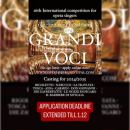 Grand Voci Competition: deadline extended to Dec 1!