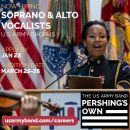 The United States Army Band Pershing’s Own: SOPRANO and ALTO vacancies!