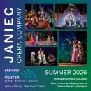 Apply by January 20th for the Janiec Opera Company of the Brevard Music Center’s 2026 season!