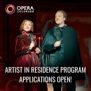 Deadline approaching - apply for the 2026-27 Opera Colorado Artist in Residence today!